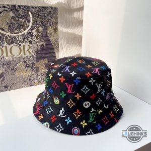 lv multicolor monogram bucket hat replica