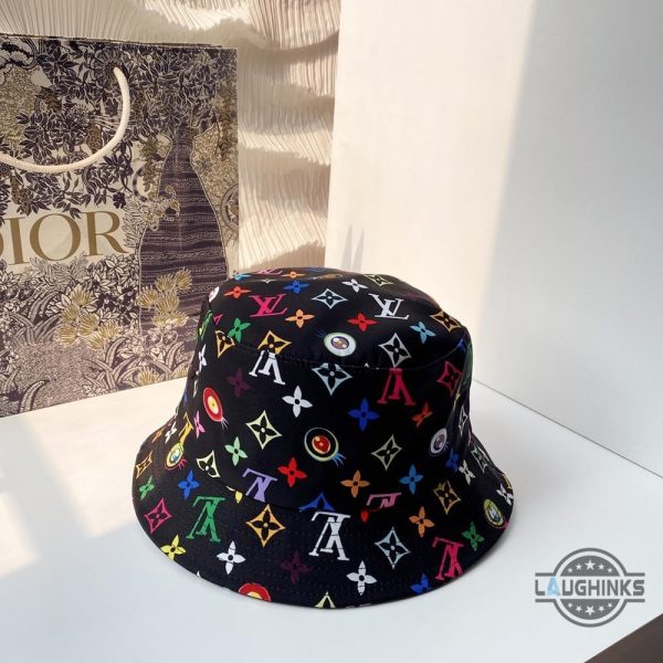 lv multicolor monogram bucket hat replica