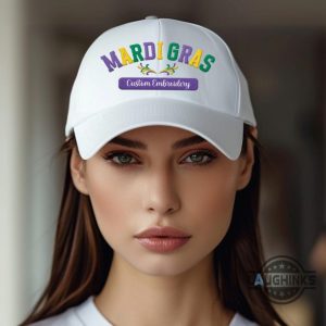 custom embroidery mardi gras embroidered baseball hat