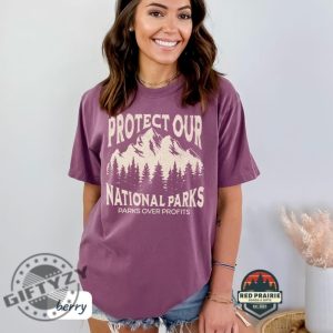 Protect Our National Parks Over Profit Granola Girl Shirt giftyzy 4