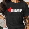 Elbows Up Canada T Shirt Hoodie Sweatshirt True North Strong Free Canadian Hockey Culture Proud Canadian Apparel revetee 1