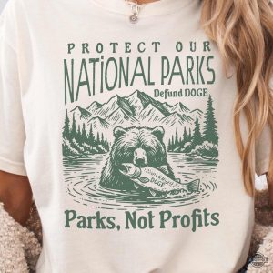 support national parks shirt subtle anti trump tee fuck elon musk doge tshirt