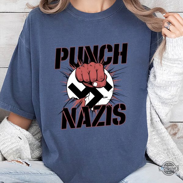 punch nazis anti fascism shirt