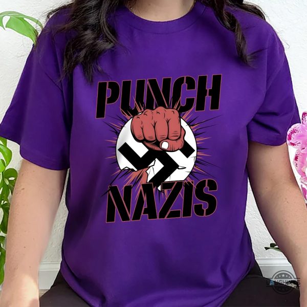 punch nazis anti fascism shirt