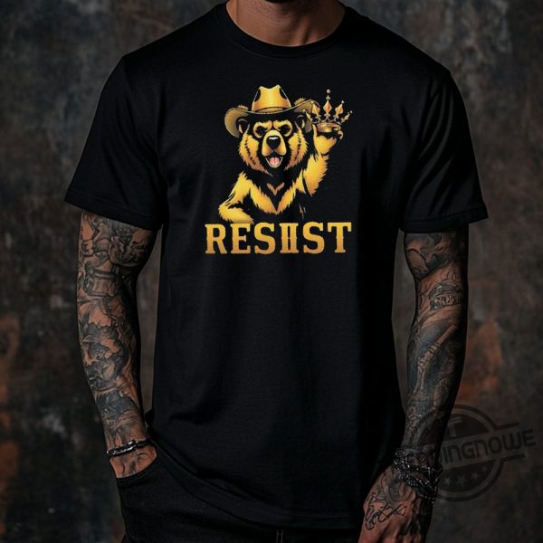 Gold Smokey Bear Resist Shirt Protect Our National Parks T Shirt trendingnowe 2