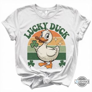 lucky duck funny st patricks day shirt