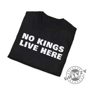 No Kings Live Here Antitrump Maxwell Frost Trump Speech Shirt giftyzy 5