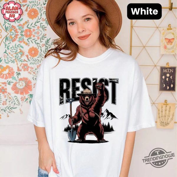 National Park Protest Shirt Retro Forest Service Tee Resist Bear T Shirt trendingnowe 1