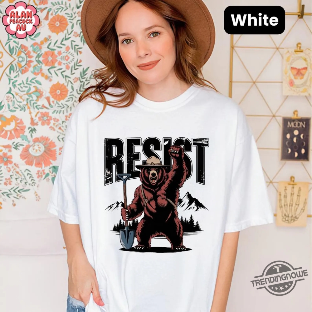 National Park Protest Shirt Retro Forest Service Tee Resist Bear T Shirt 6 National Park Protest Shirt Retro Forest Service Tee Resist Bear T Shirt