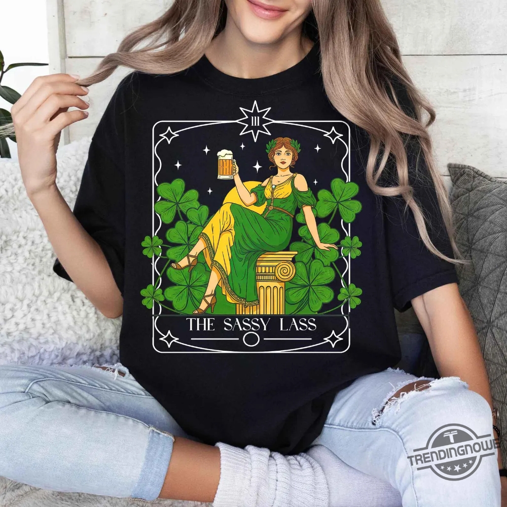 The Sassy Lass Tarot Card Shirt Lucky Shirt Shamrock T Shirt Tarot Card St Paddy Day Gift 8 The Sassy Lass Tarot Card Shirt Lucky Shirt Shamrock T Shirt Tarot Card St Paddy Day Gift