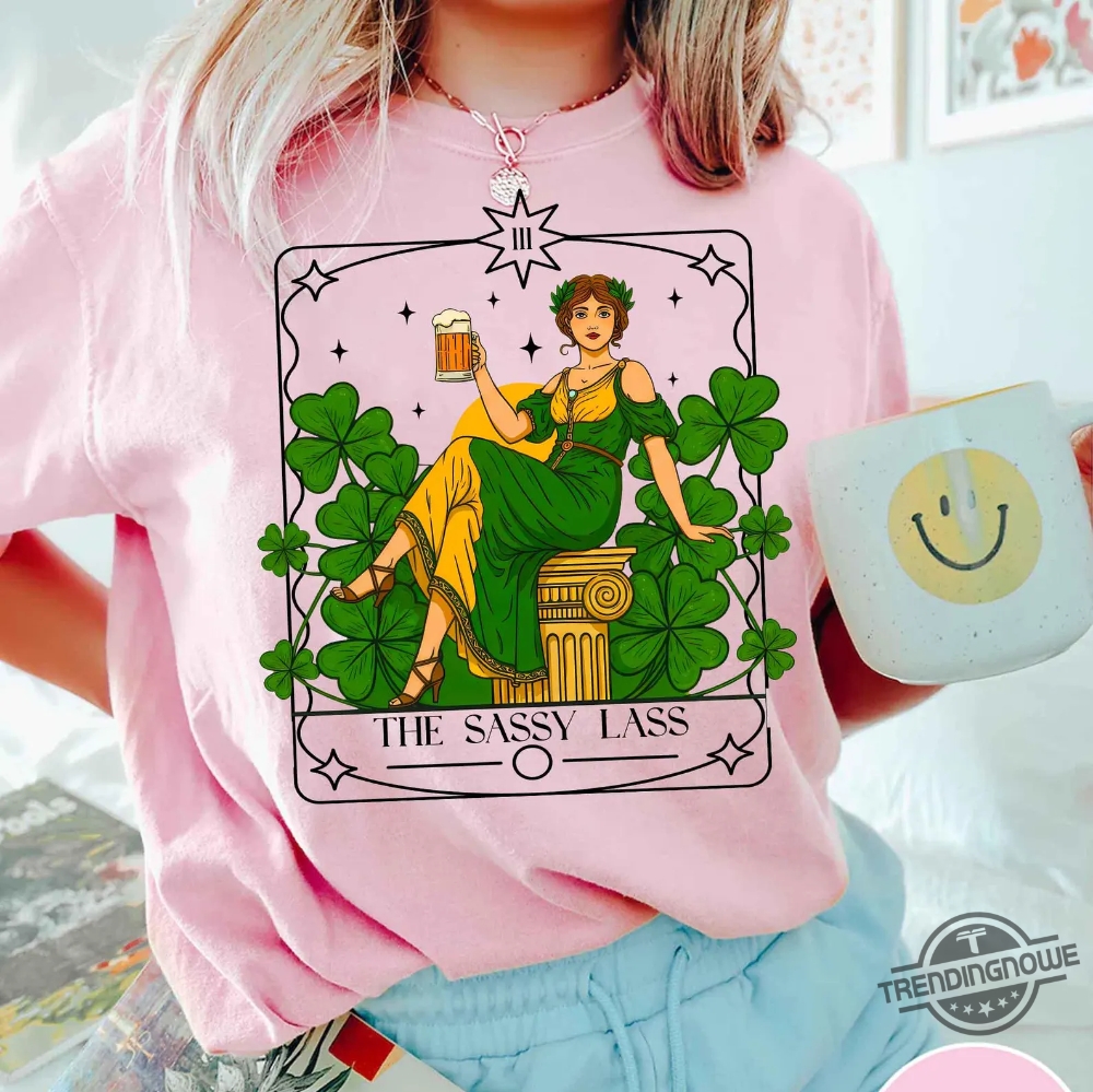 The Sassy Lass Tarot Card Shirt Lucky Shirt Shamrock T Shirt Tarot Card St Paddy Day Gift 9 The Sassy Lass Tarot Card Shirt Lucky Shirt Shamrock T Shirt Tarot Card St Paddy Day Gift