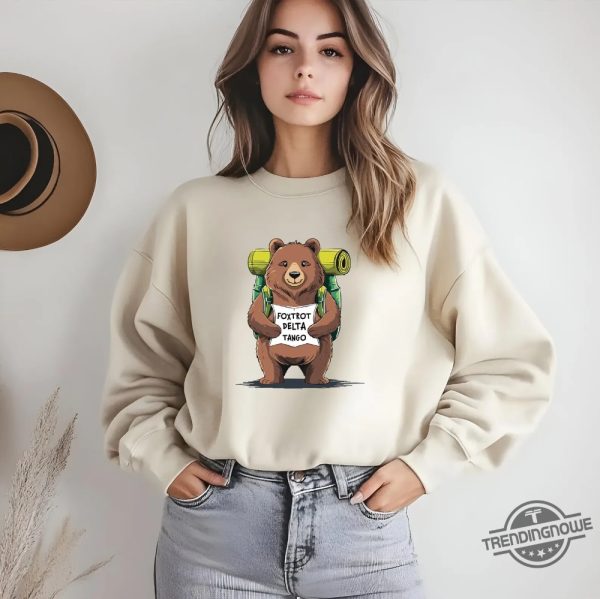 Resist Bear Shirt Foxtrot Delta Tango Sweatshirt Anti Trump T Shirt National Parks Tee trendingnowe 3