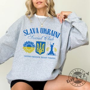 Slava Ukraini Social Club Shirt giftyzy 3