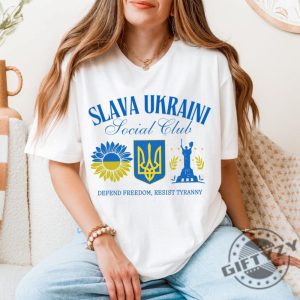 Slava Ukraini Social Club Shirt giftyzy 5