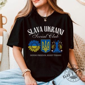 Slava Ukraini Social Club Shirt giftyzy 6