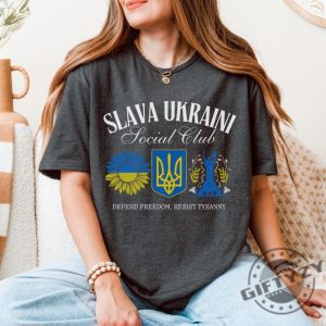 Slava Ukraini Social Club Shirt giftyzy 7