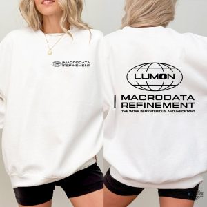 lumon macrodata refinement severance shirt