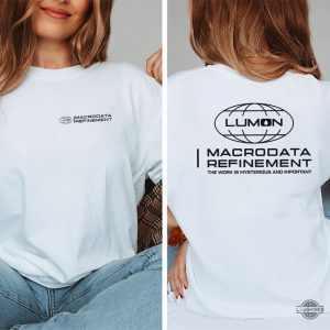 lumon macrodata refinement severance shirt