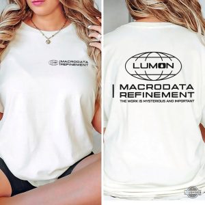 lumon macrodata refinement severance shirt