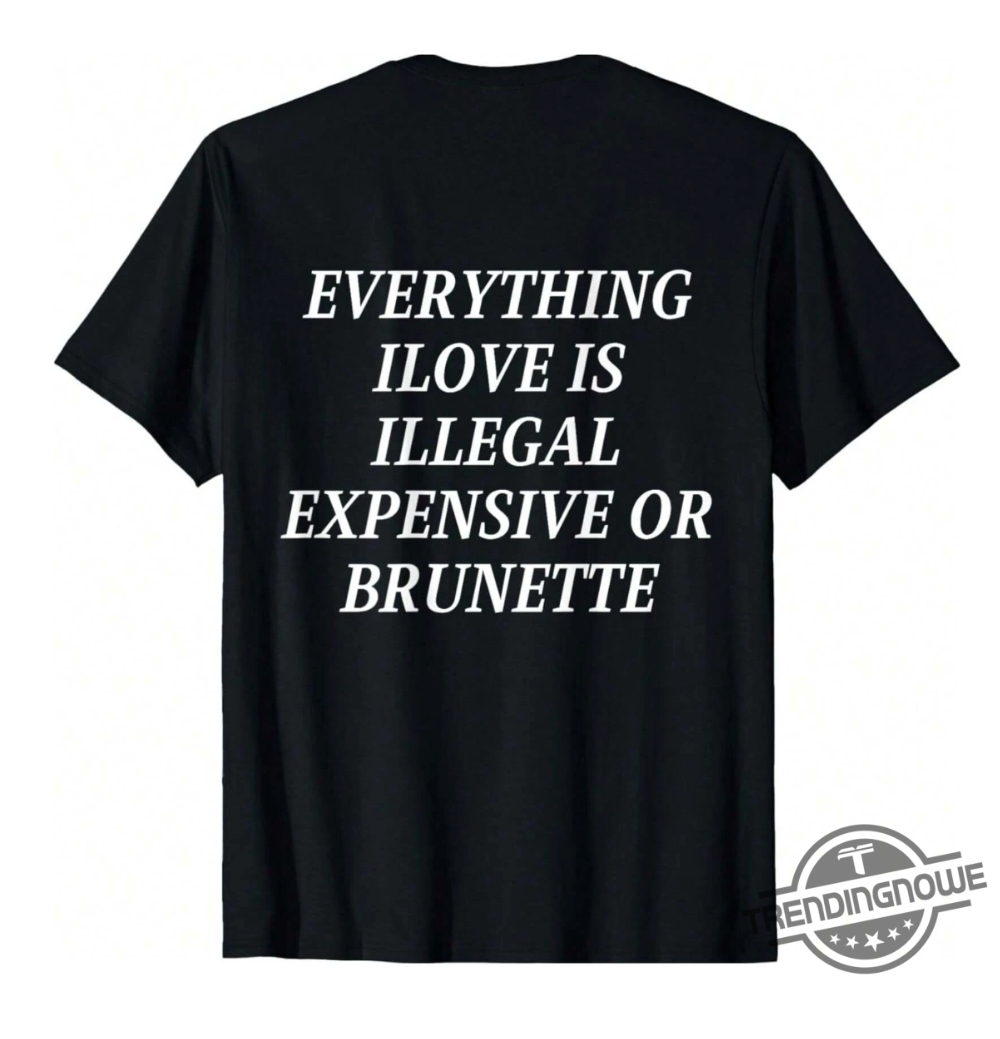 Everything I Love Is Illegal Expensive Or Brunette Shirt 5 Everything I Love Is Illegal Expensive Or Brunette Shirt