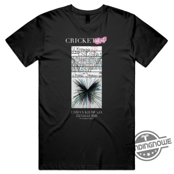 Cricket Et Al Proudly Presents The Usman 232 Shirt | Trendingnowe ...