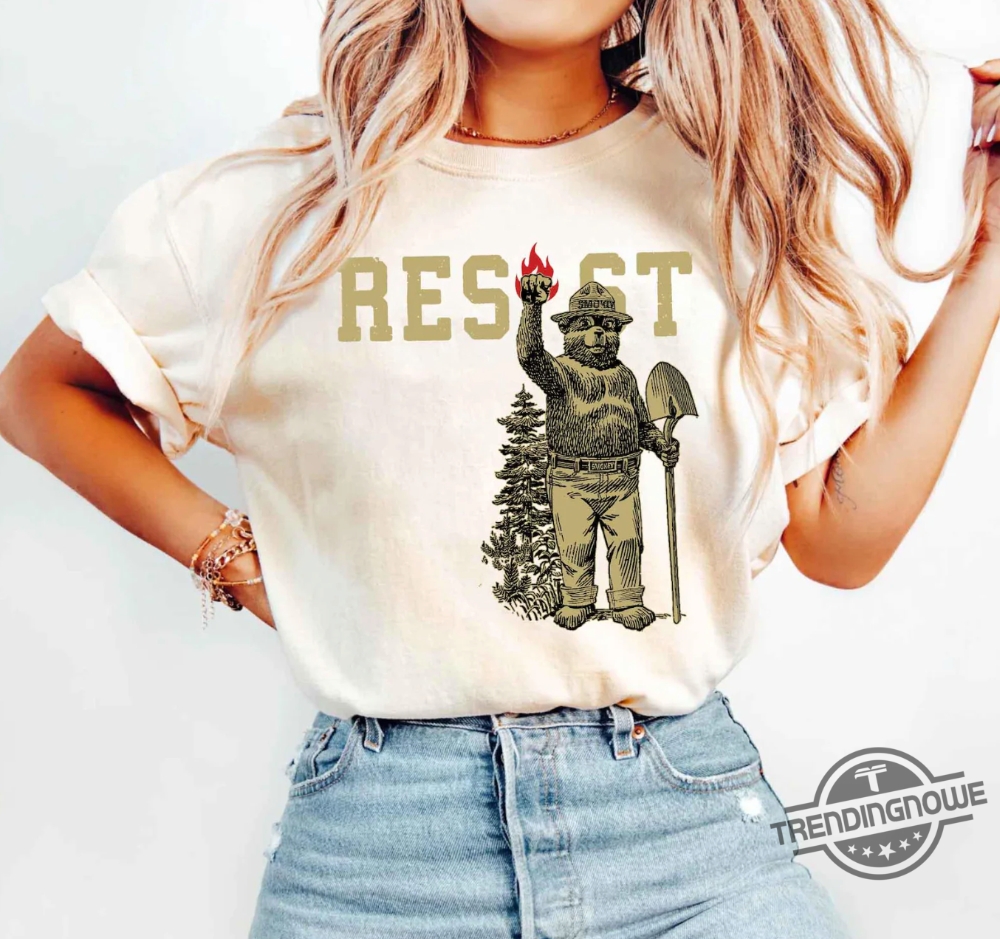Smokey Bear Resist Shirt Protect Our National Parks Defund Doge Parks Not Profits Resist Save Our Parks Bear Tee 7 Smokey Bear Resist Shirt Protect Our National Parks Defund Doge Parks Not Profits Resist Save Our Parks Bear Tee