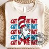 Dr Seuss Shirt Hoodie Sweatshirt Cat In The Hat Day Teacher Kids Reading Apparel revetee 1