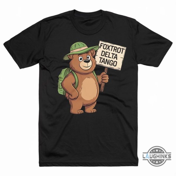 fdt resist bear foxtrot delta tango anti trump shirt