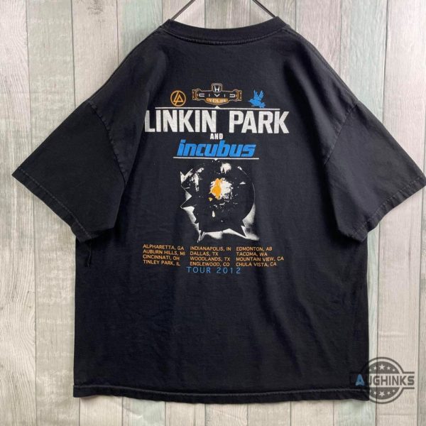 linkin park oversized boxy t shirt for men and women