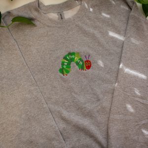 hungry caterpillar eat the rich embroidered shirt