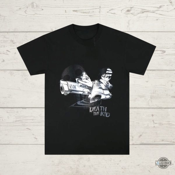 death the kid soul eater graphic tee shirt