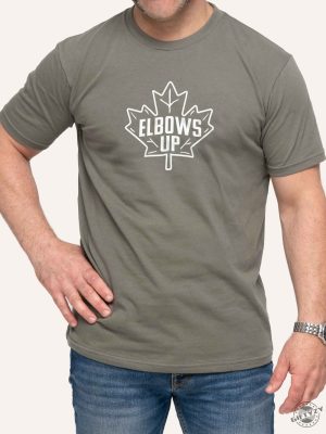 Elbows Up Made In Canada Unisex Shirt giftyzy 3