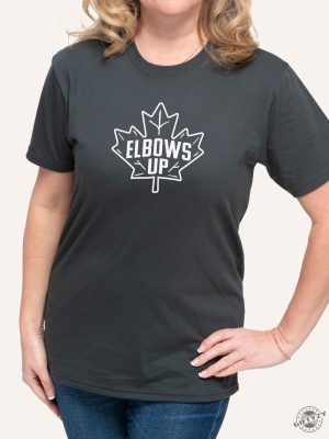 Elbows Up Made In Canada Unisex Shirt giftyzy 4