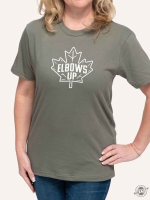 Elbows Up Made In Canada Unisex Shirt giftyzy 5