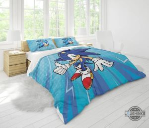 super sonic the hedgehog bedding set