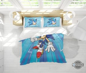 super sonic the hedgehog bedding set