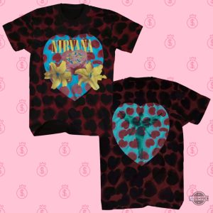 reprinted nirvana heart shaped box shirt