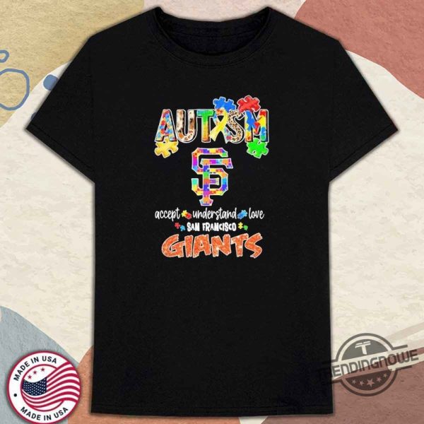 San Francisco Giants Autism Accept Understand Love Shirt trendingnowe 1