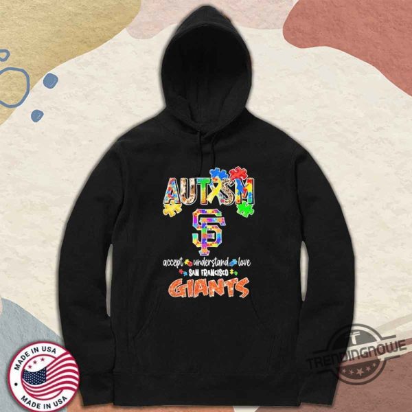 San Francisco Giants Autism Accept Understand Love Shirt trendingnowe 2