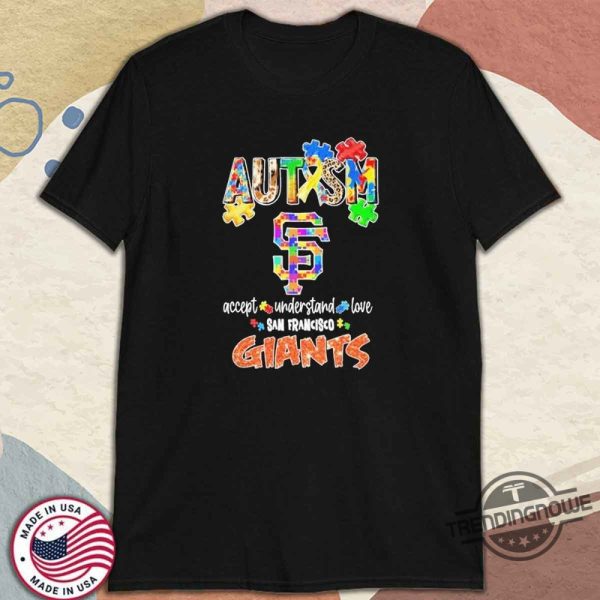 San Francisco Giants Autism Accept Understand Love Shirt trendingnowe 3
