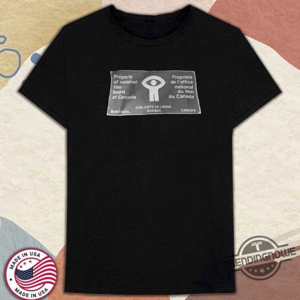 Property Of National Film Board Of Canada Shirt trendingnowe 1