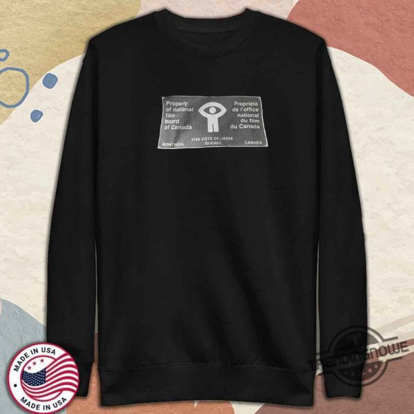 Property Of National Film Board Of Canada Shirt trendingnowe 4