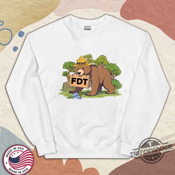 Fdt Resist Bear Shirt Funny National Parks Shirt Environmental Activism Shirt Protect Our National Parks Shirt trendingnowe 2