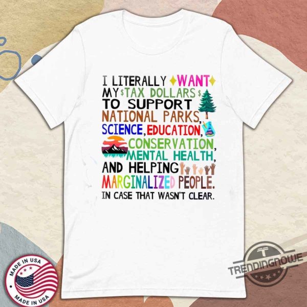 Activism Shirt Support National Parks T Shirt Fund Education And Mental Health trendingnowe 1