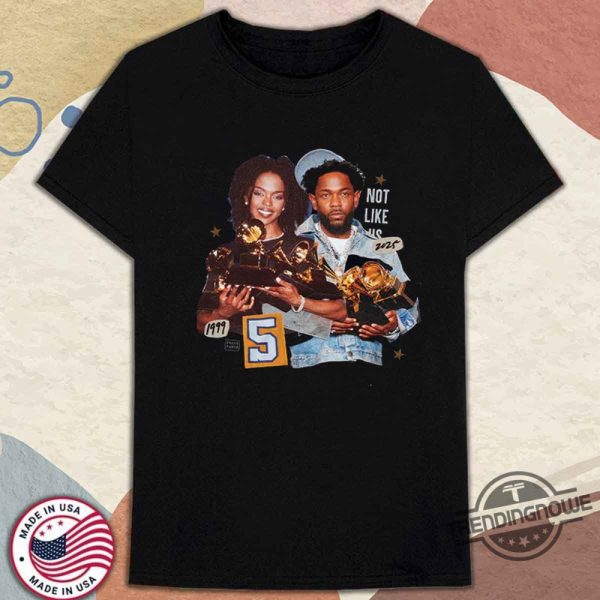 Lauryn Hill And Kendrick Lamar Grammy Winners Shirt trendingnowe 1