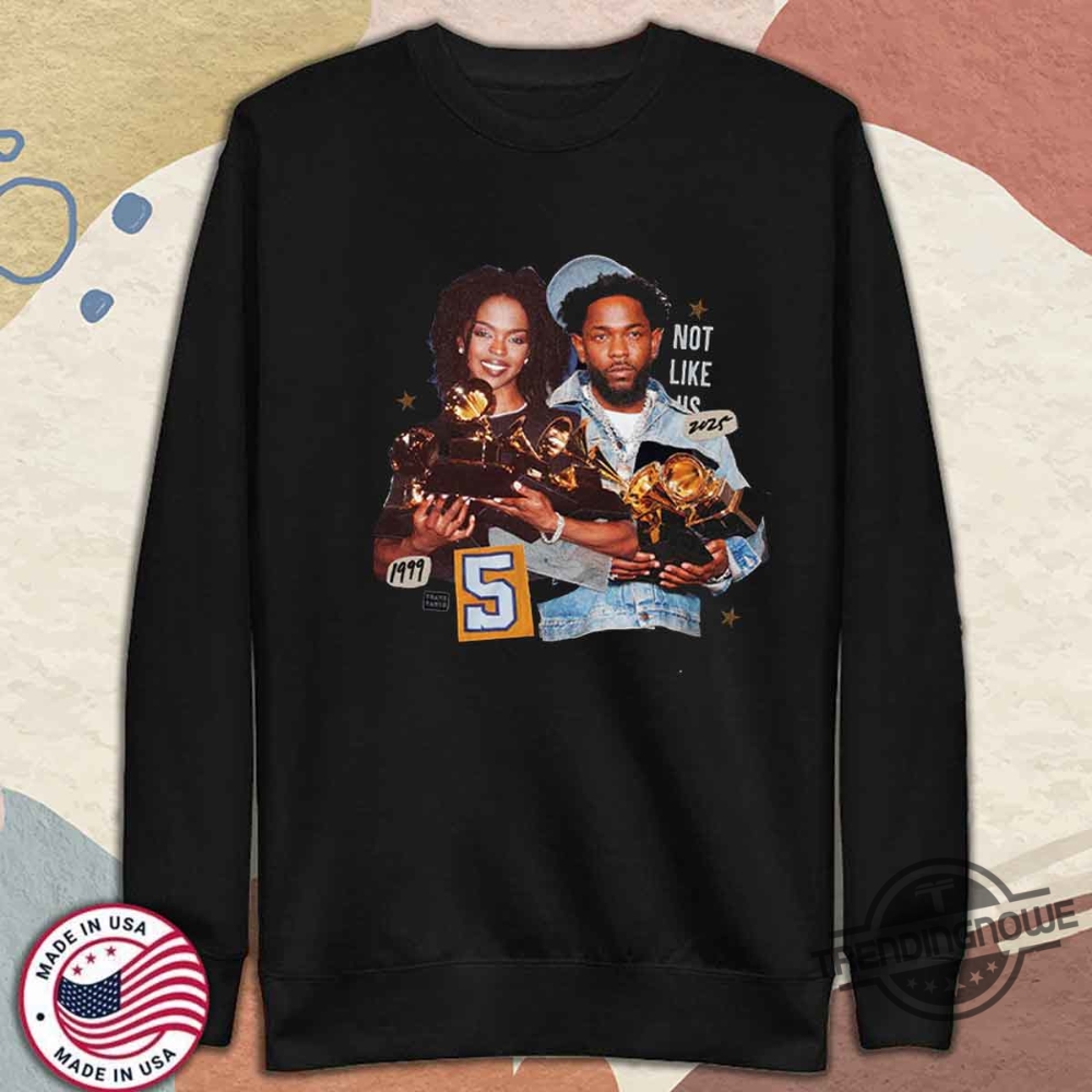 Lauryn Hill And Kendrick Lamar Grammy Winners Shirt 11 Lauryn Hill And Kendrick Lamar Grammy Winners Shirt