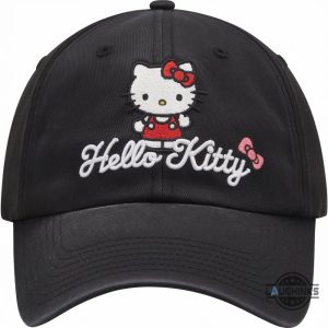 hello kitty bow embroidered baseball hat