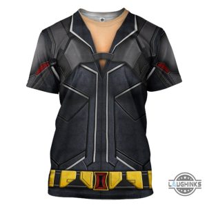 black widow costume cosplay shirt