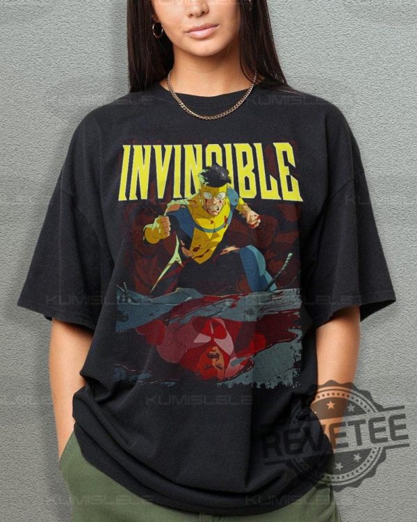 Limited Edition Invincible Mark Superhero T Shirt Hoodie Sweatshirt Mens Tee Unisex Shirt Graphic Tee Superhero Costume Comic Book Fan Gift revetee 1