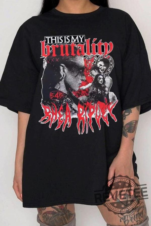 This Is My Brutality T Shirt Hoodie Sweatshirt Womens Mens Graphic Wrestling Shirt Rhea Ripley Merch Unisex Oversized Tee Wrestling Fan Gift revetee 1 1